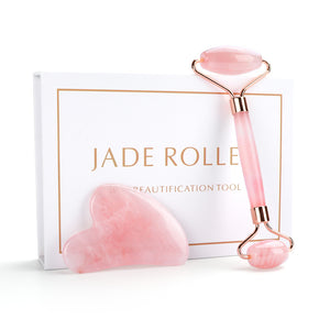 Jade Roller And Gua Sha Face Massage Roller