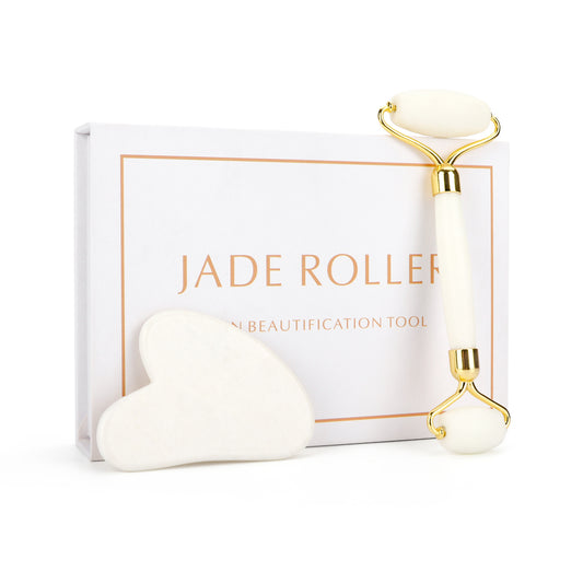 Jade Roller And Gua Sha Face Massage Roller