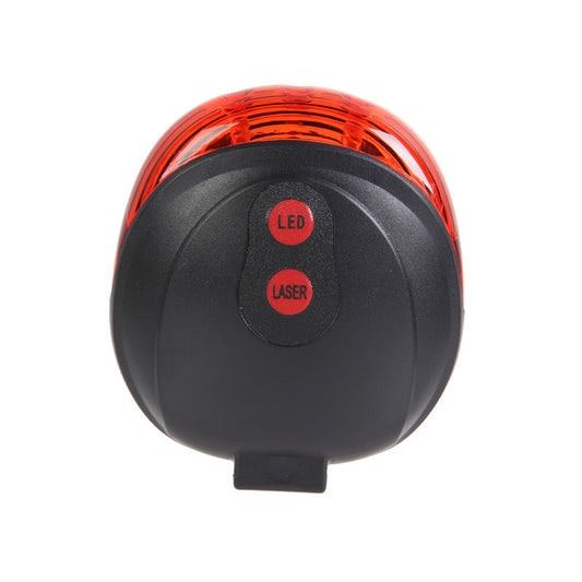 Very Bright Bike Tail Light With 2 Safety Laser Lights, 5 LED Lights And 3 Safety Warning Modes-Bike Accessories-Fit Sports