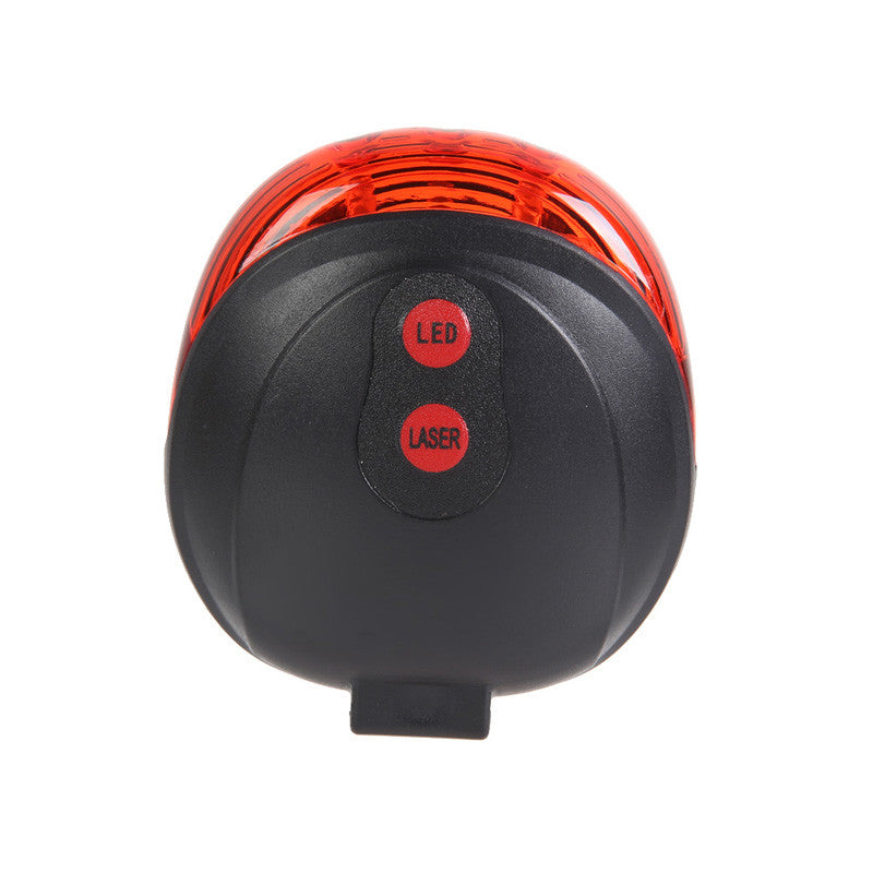 Very Bright Bike Tail Light With 2 Safety Laser Lights, 5 LED Lights And 3 Safety Warning Modes-Bike Accessories-Fit Sports