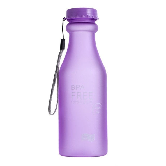 BPA Free Portable 18oz/550mL Water Bottle, Unbreakable, Leak-proof, Vibrant Colours-Fitness Accessories-Fit Sports