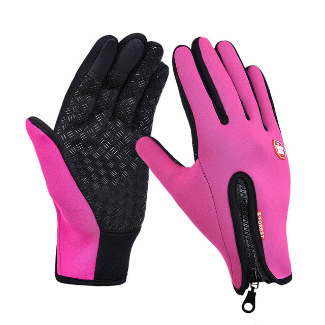 Winter Gloves Insulated Water Proof Touchscreen Great For Driving Cycling Skiing Camping Hiking Unisex-Bike Accessories-Fit Sports