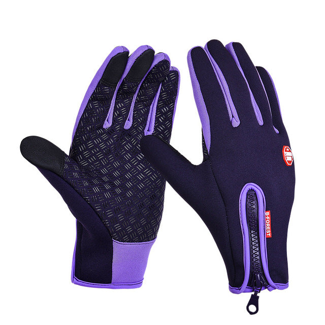 Winter Gloves Insulated Water Proof Touchscreen Great For Driving Cycling Skiing Camping Hiking Unisex-Bike Accessories-Fit Sports