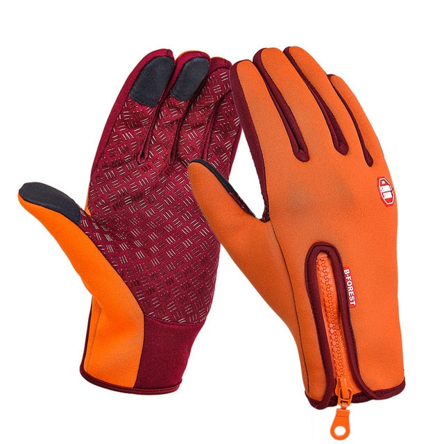 Winter Gloves Insulated Water Proof Touchscreen Great For Driving Cycling Skiing Camping Hiking Unisex-Bike Accessories-Fit Sports