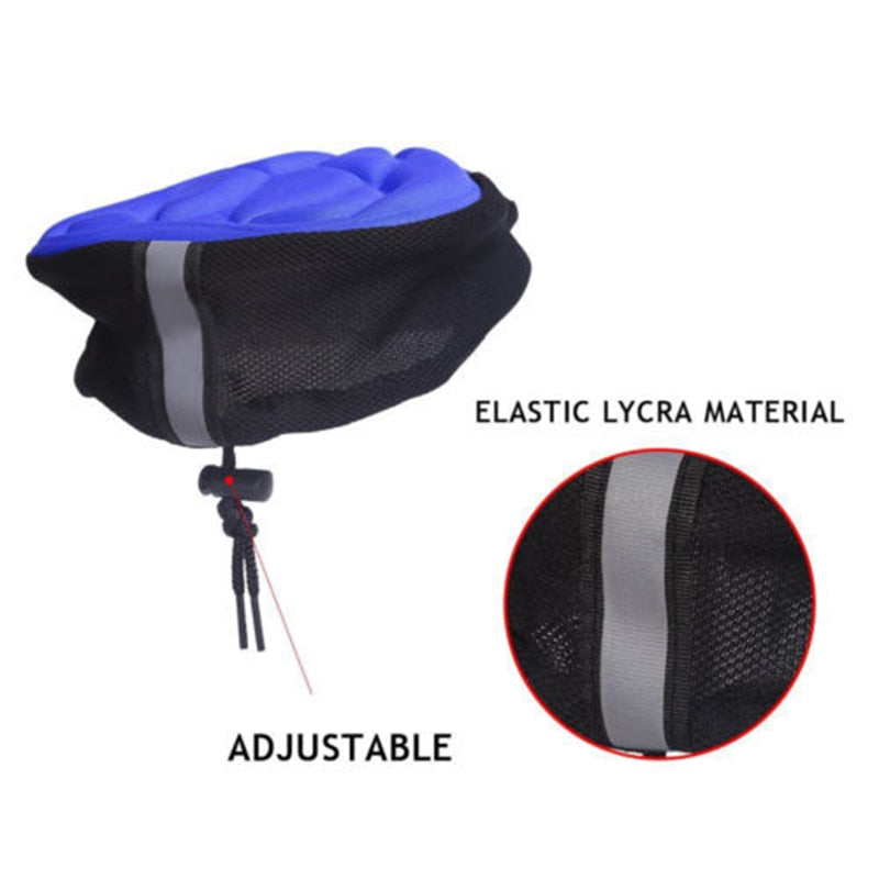 Comfortable Bike Seat Cover Ultra Soft 3D High Dense Memory Foam Bicycle Seat Cover-Bike Accessories-Fit Sports