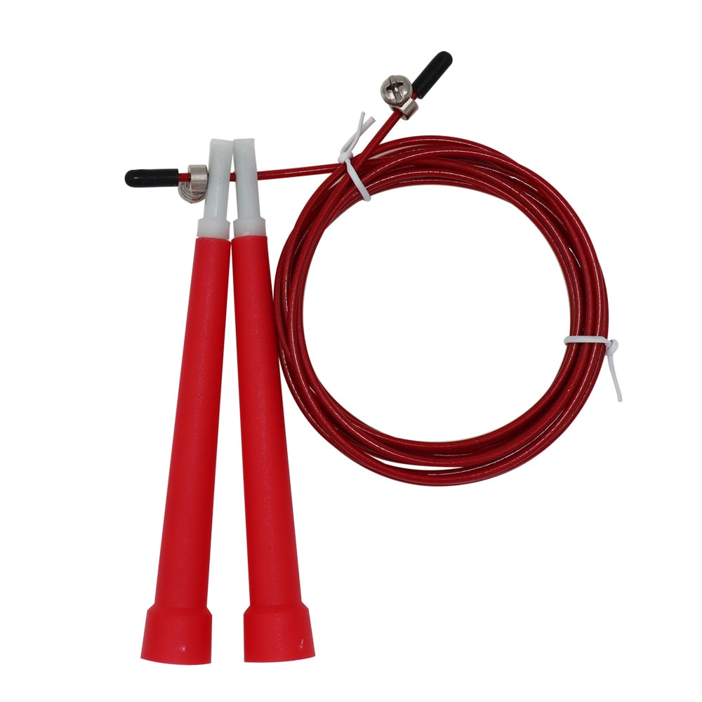 Jump Rope, Adjustable, For Fast Skipping, Great For Endurance And Staying Fit - 9.75'/3M Long-Fitness Accessories-Fit Sports