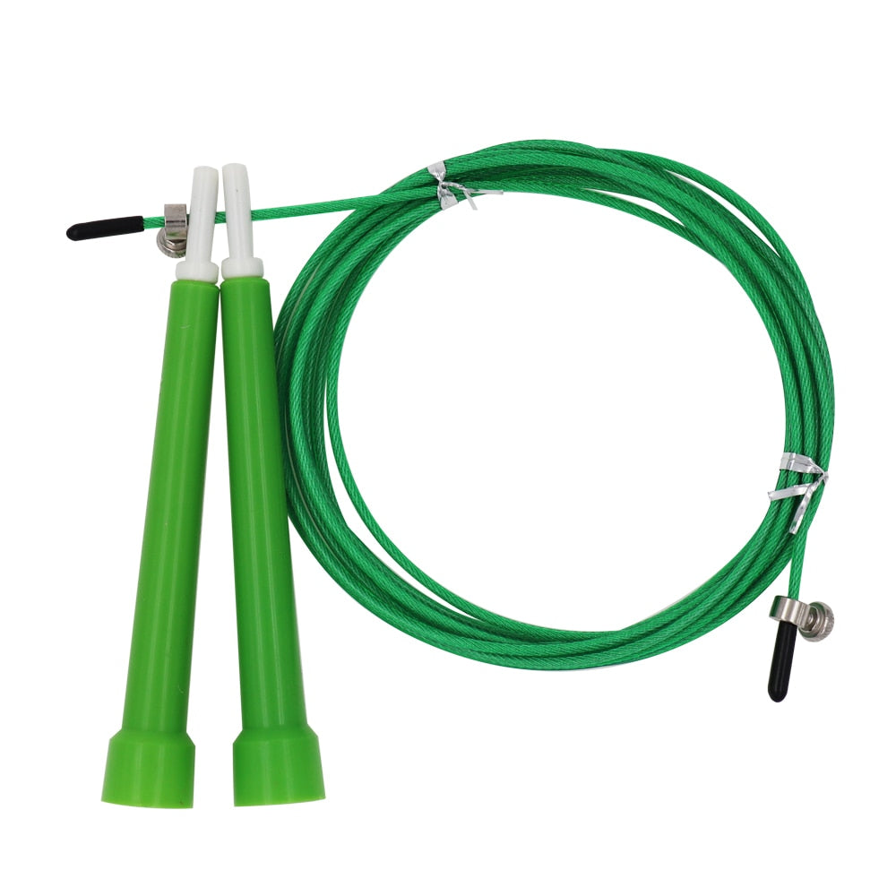 Jump Rope, Adjustable, For Fast Skipping, Great For Endurance And Staying Fit - 9.75'/3M Long-Fitness Accessories-Fit Sports