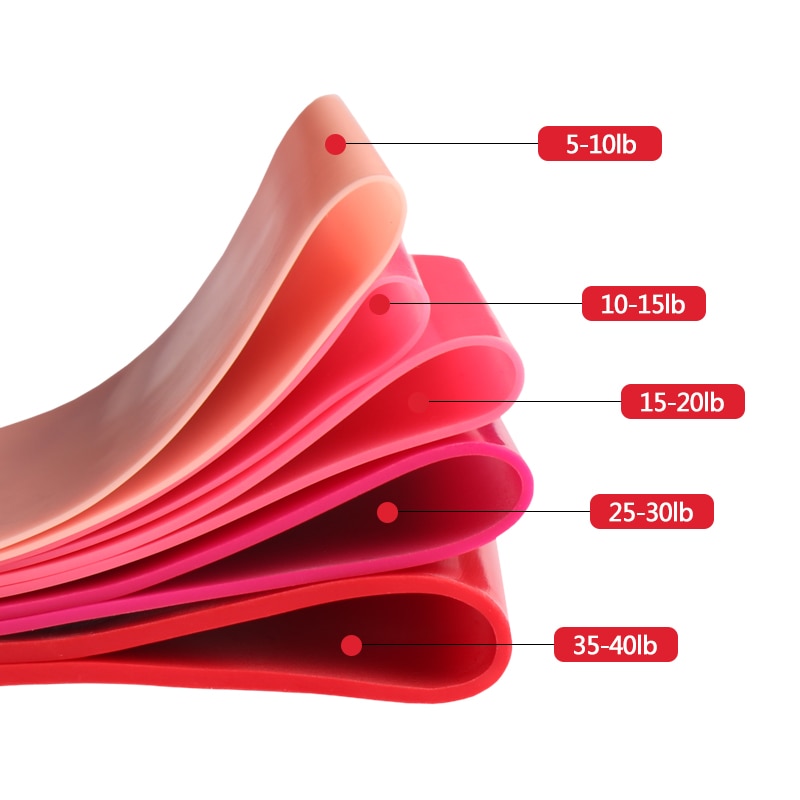 Resistance Bands Perfect For Strength Mobility Training Physical Therapy Pilates And Carry Bag-Fitness Accessories-Fit Sports