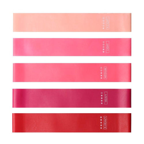 Resistance Bands Perfect For Strength Mobility Training Physical Therapy Pilates And Carry Bag-Fitness Accessories-Fit Sports