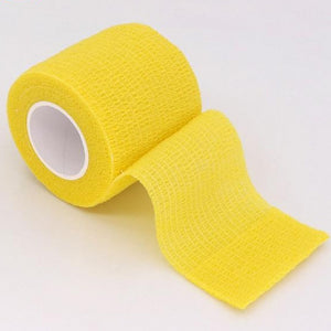 Self-Adherent Sports Bandage Wrap, Self-Adherent Tape 16 Colors, 1,2,3,4"-2.5,5,7.5,10CM Wide x 15'/4.6M-Fitness Accessories-Fit Sports