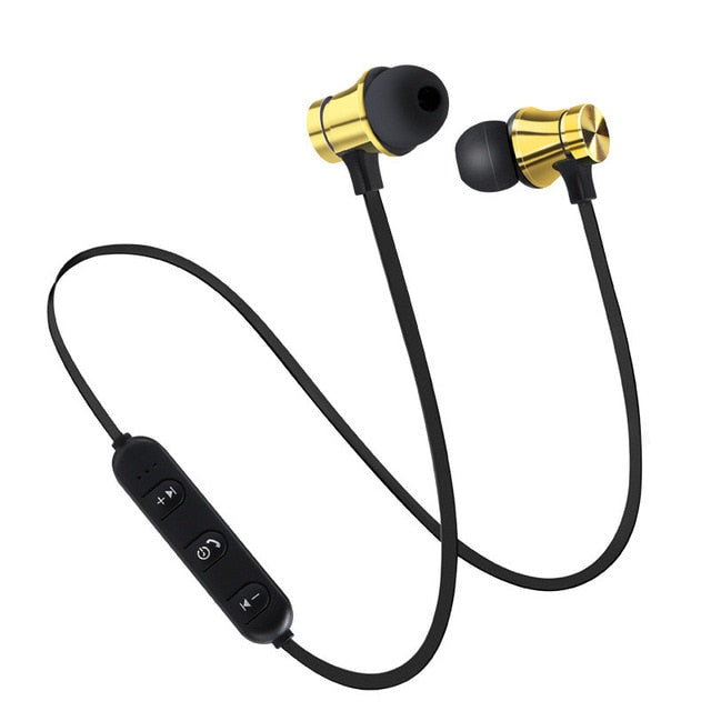 Fit Sports Magnetic Bluetooth Earphones - Waterproof, in-ear with Mic, iPhone, Samsung, And Other Wireless Devices-Bluetooth Headphones & Accessories-Fit Sports