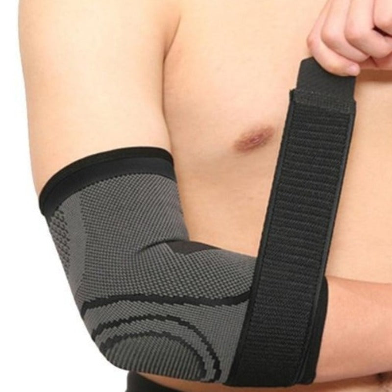 Elbow Brace Elbow Support With Strap For Tendonitis Tennis Elbow Compression Sleeves Golf Elbow Treatment Unisex-Body Support-Fit Sports