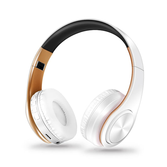 Bluetooth Headphones Wireless Headset with Microphone FM Radio MP3 Player Noise Cancelation Soft Comfortable-Bluetooth Headphones & Accessories-Fit Sports