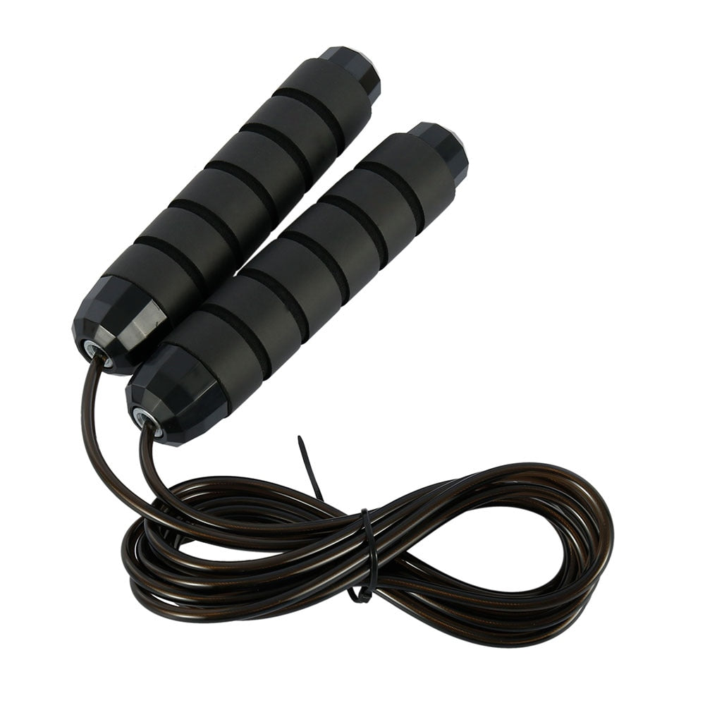 Jump Rope Tangle Free with Ball Bearings Rapid Speed Jump Rope Crossfit Exercise Fitness Workout Equipment Skipping Rope-Fitness Accessories-Fit Sports