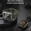 5ATM S20 Smart Watch Heart Rate/Blood Pressure Watch 50M Waterproof Rugged Military Grade Bluetooth Call (Answer/Dial Calls) Health Tracker for Android iPhone Compatible