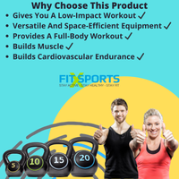 4 Piece Kettlebell Set 5Lbs 10Lbs 15Lbs 20Lbs