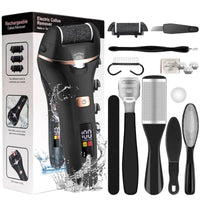 Electric Foot Callus Remover Kit Waterproof USB Rechargeable Great Gift Professional Pedicure Tools