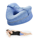 Orthopedic Heart Shaped Memory Foam Knee Pillow With Removable Cover