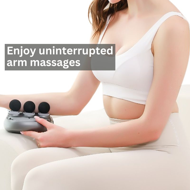 6 Head Massage Gun with 9 Modes & Adjustable Intensities