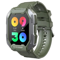 5ATM Smart Watch With HR Fitness Tracker Military Grade Waterproof for iOS Android