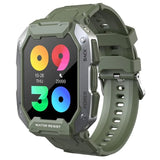 5ATM Smart Watch With HR Fitness Tracker Military Grade Waterproof for iOS Android