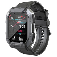 5ATM Smart Watch With HR Fitness Tracker Military Grade Waterproof for iOS Android