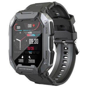 Smart Watch With HR/BP Military Grade Fitness Tracker Waterproof for iOS Android