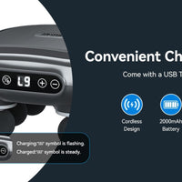 6 Head Massage Gun with 9 Modes & Adjustable Intensities