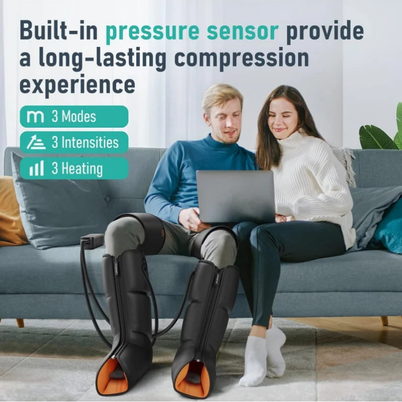 3-in-1 Full Leg Compression Massager with Heat