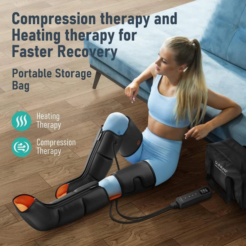 3-in-1 Full Leg Compression Massager with Heat