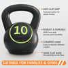 4 Piece Kettlebell Set 5Lbs 10Lbs 15Lbs 20Lbs