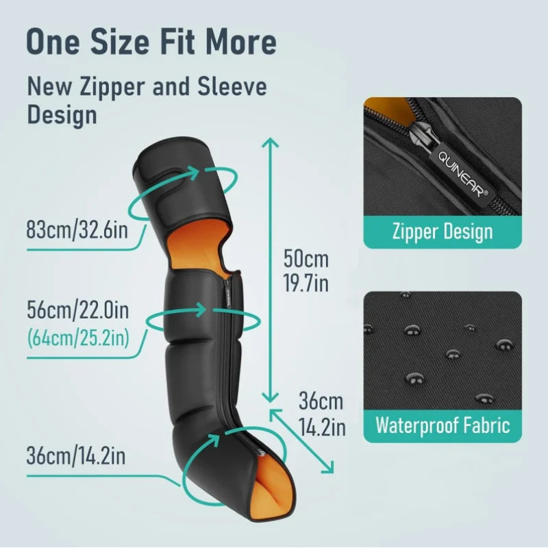 3-in-1 Full Leg Compression Massager with Heat