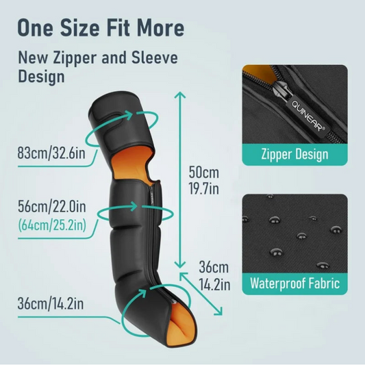 3-in-1 Full Leg Compression Massager with Heat