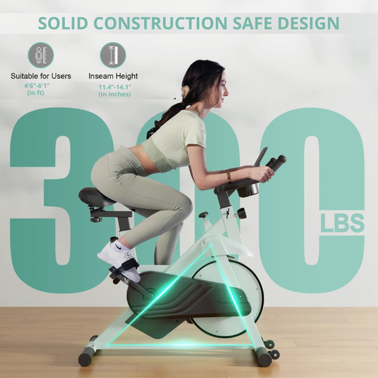 Home Exercise Bike 32-Level Magnetic Resistance Stationary Bikes for Home Low Noise Workout Cycling Bike for Home