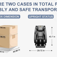 Full Body Massage Chair Zero Gravity Air Pressure Easy to Use