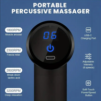 Compact Rechargeable Massage Gun Muscle Relaxation Massager 3200 RPM