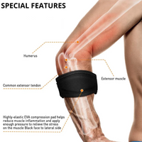 Premium Sport Compression Elbow Brace for Tennis & Golf
