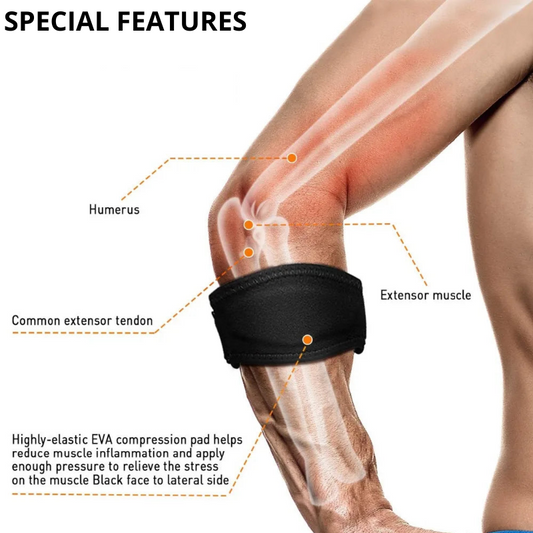 Premium Sport Compression Elbow Brace for Tennis & Golf