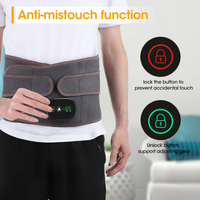 Rechargeable Heated Lumbar Support Belt with Vibration