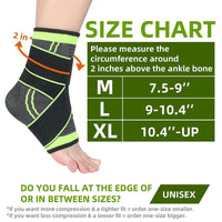 Adjustable Compression Ankle Support Brace for Comfort and Support Unisex