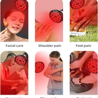 54W LED Red Light Therapy Lamp 660nm & 850nm | 18-Chip Dual Wavelength with Floor Stand