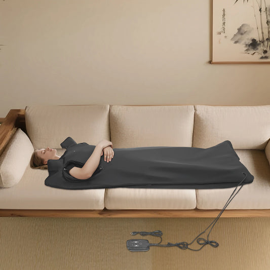 Portable Sauna Blanket 71x31in | 500W Infrared Heating Blanket for Detox, Slimming & Pain Relief