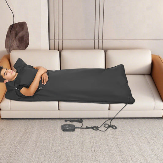 Portable Sauna Blanket 71x31in | 500W Infrared Heating Blanket for Detox, Slimming & Pain Relief