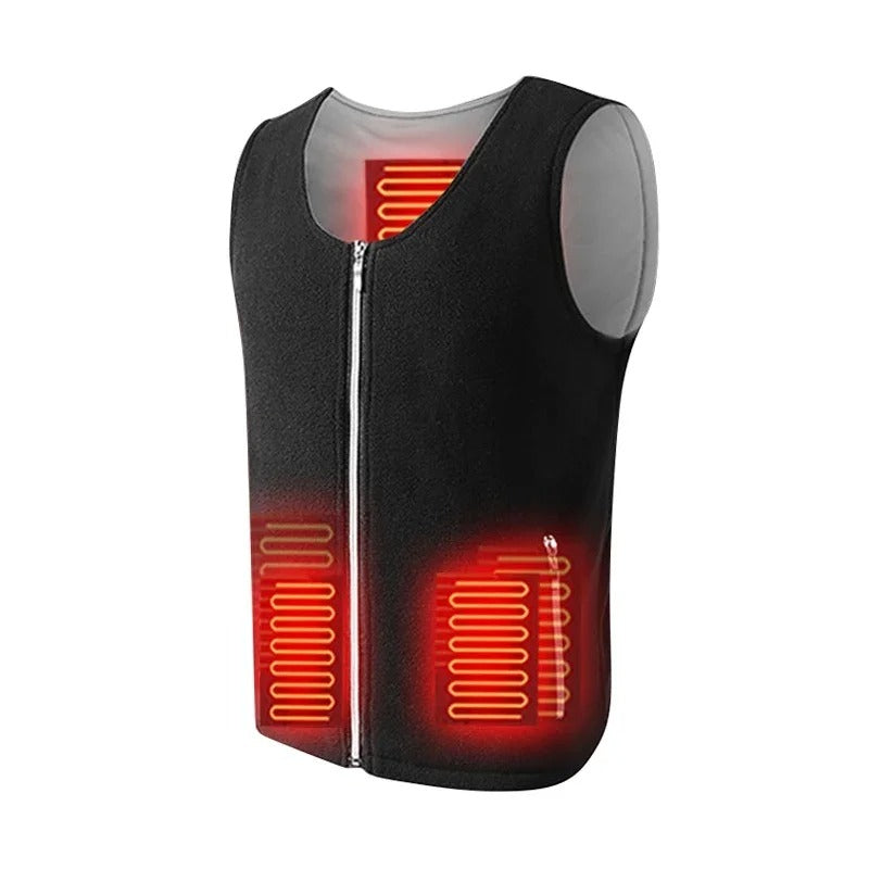 Heated Vest 5 Heating Zones 3 Heating Levels Lightweight Heated Jacket Unisex