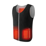 Heated Vest 5 Heating Zones 3 Heating Levels Lightweight Heated Jacket Unisex