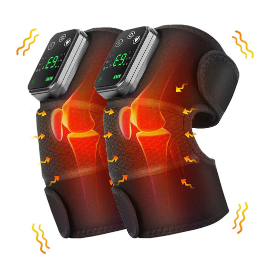 3-in-1 Rechargeable Heated Wrap with Vibration – Knee, Shoulder & Elbow