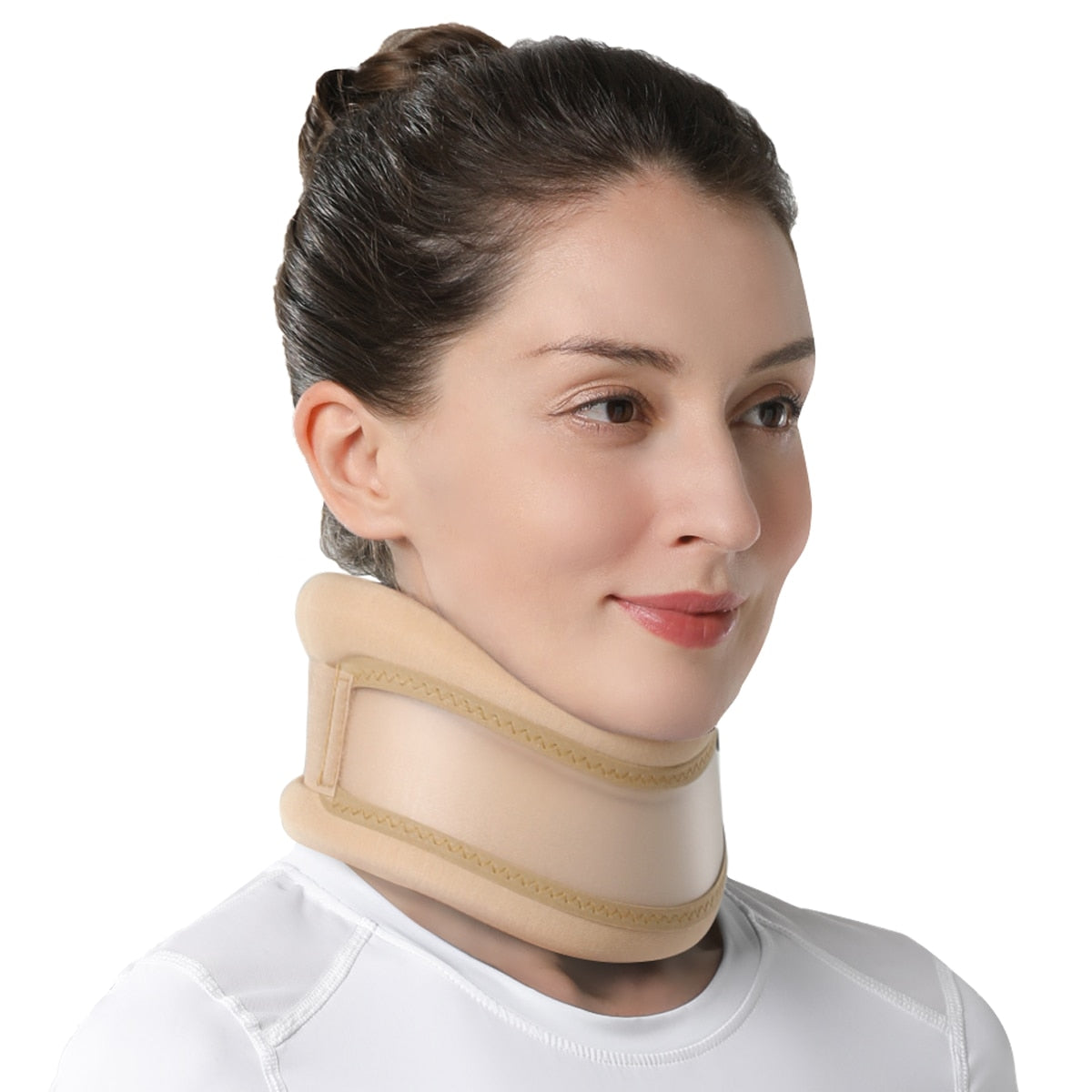 Neck Support Brace for Relieve From Cervical Spine Pains With Replaceable Cover