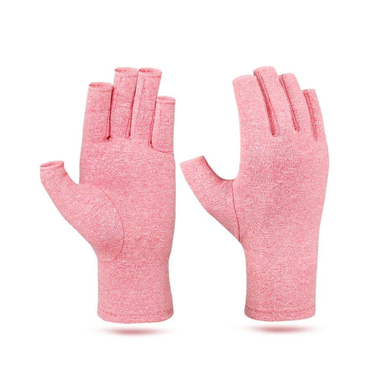 Fingerless Compression Gloves Breathable Moisture-Wicking Fabric