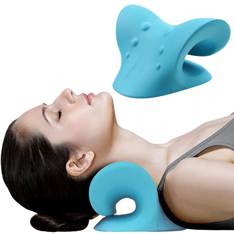 Neck Support Stretcher Pillow for Cervical Comfort & Posture Support
