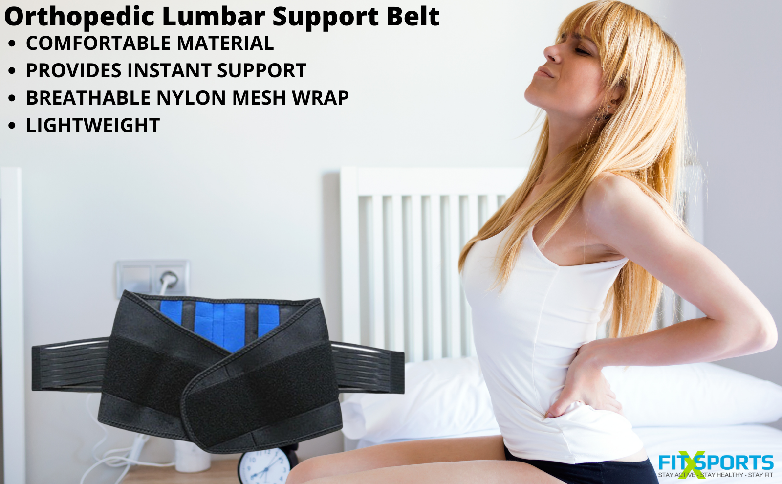 Orthopedic Back Brace Medical Support Belt Size Small - 6XLarge Lower Back Lumbar Support Unisex